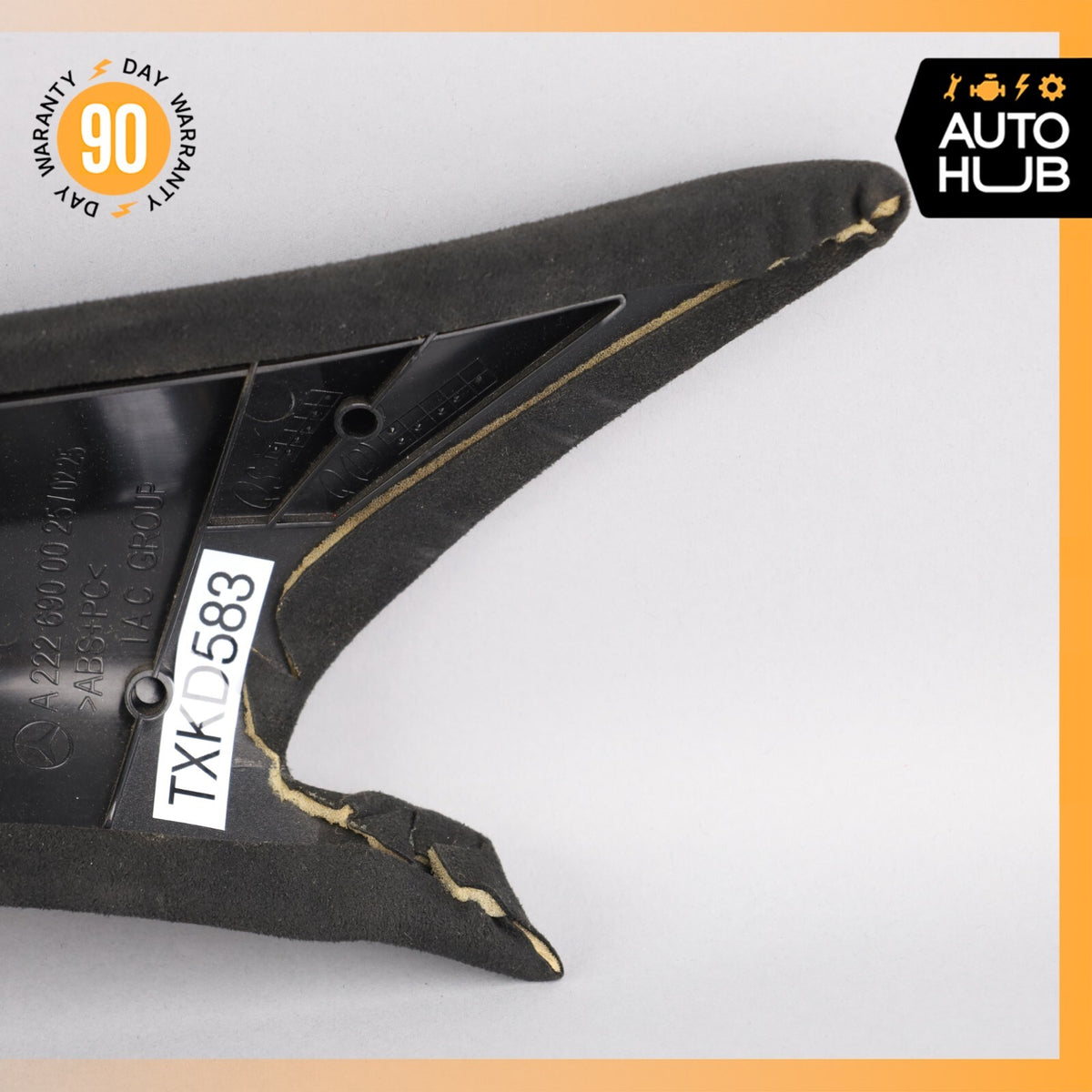 14-17 Mercedes W222 S600 S550 Front Right Side A Pillar Trim Panel Suede OEM - photo 14