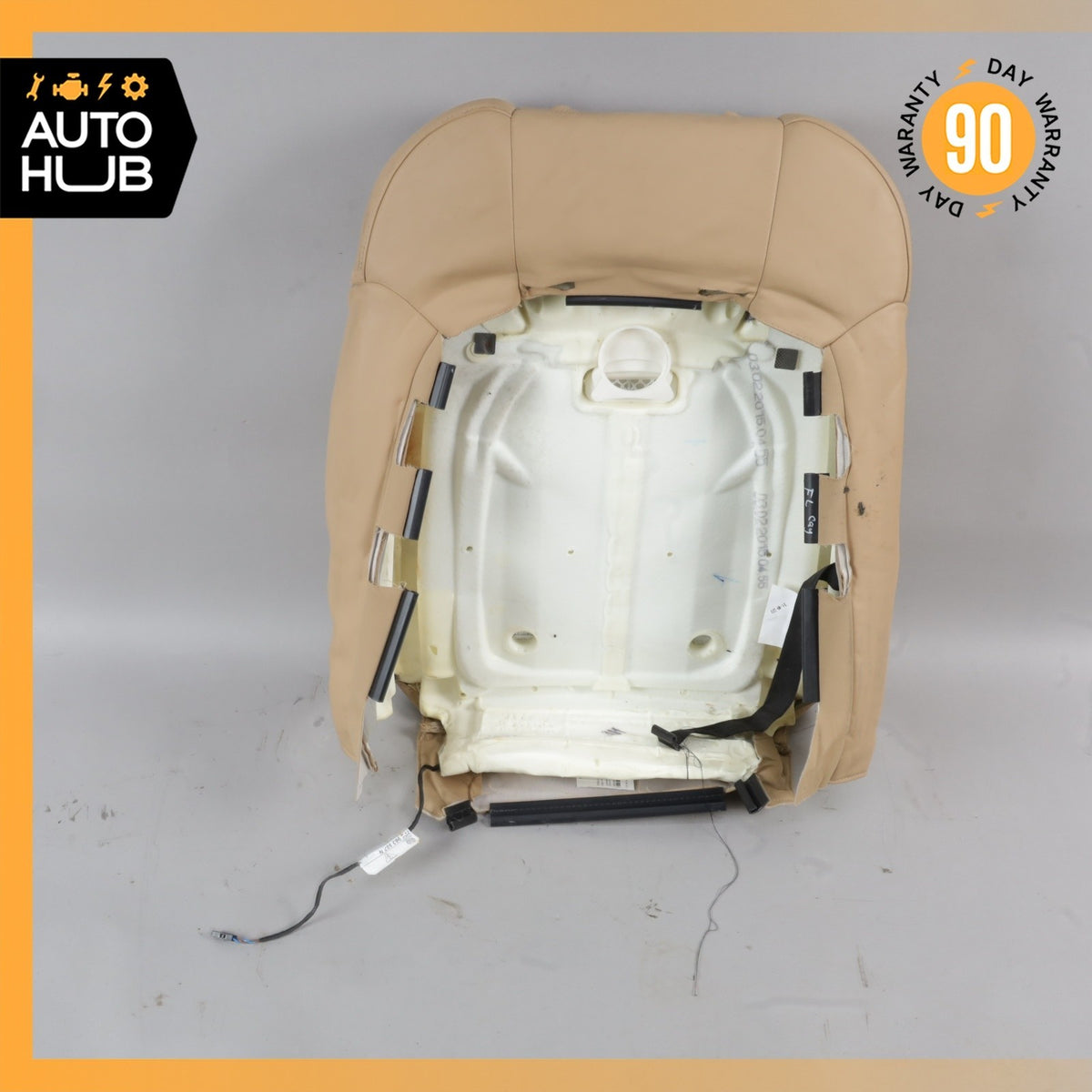 11-18 Porsche Cayenne 958 Front Left Driver Seat Upper Cushion Leather OEM - photo 14