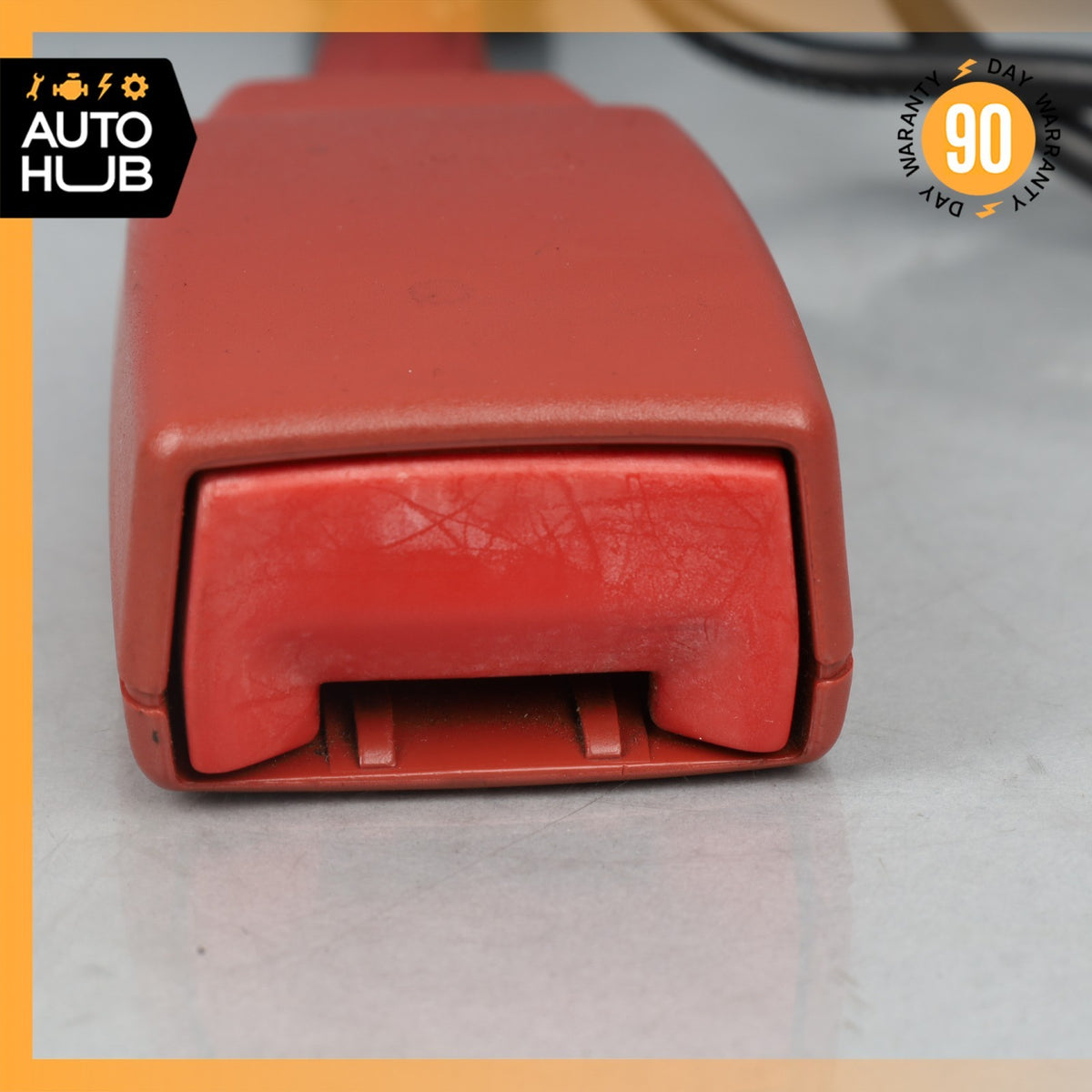 03-06 Mercedes R230 SL500 SL55 Front Left or Right Seat Belt Buckle Red OEM - photo 2
