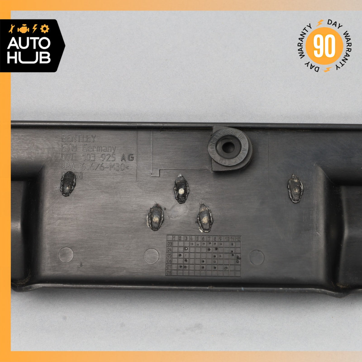 03-13 Bentley Continental GT GTC Engine Compartment Rear Cover Panel OEM - photo 6