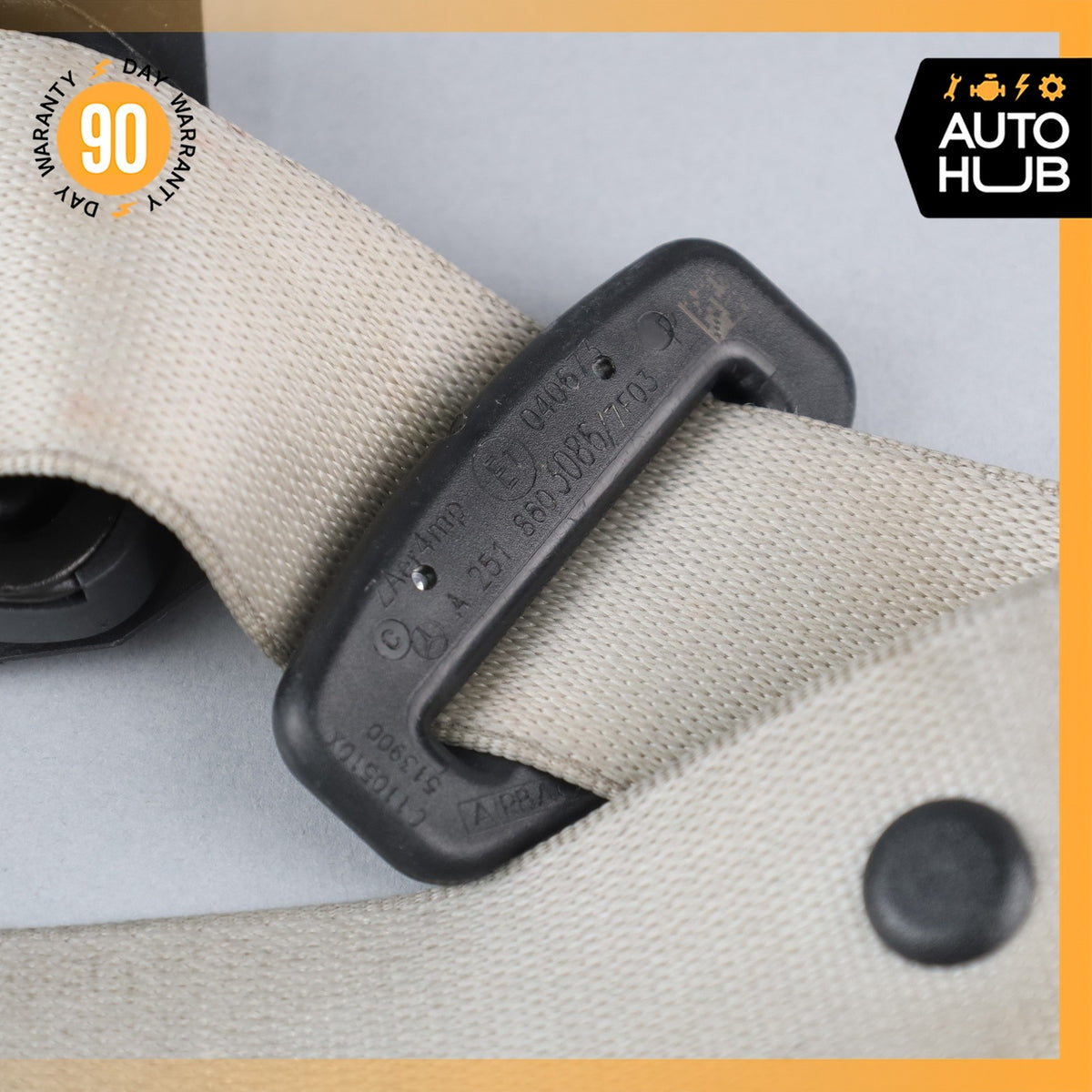 10-13 Mercedes X164 GL450 R350 Front Right Side Seat Belt Seatbelt OEM - photo 19