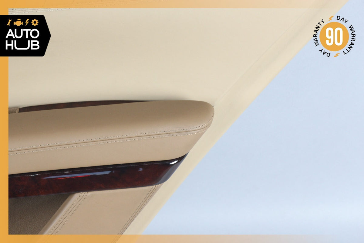 07-09 Mercedes W221 S600 Rear Right Passenger Side Interior Door Panel Beige OEM - photo 5