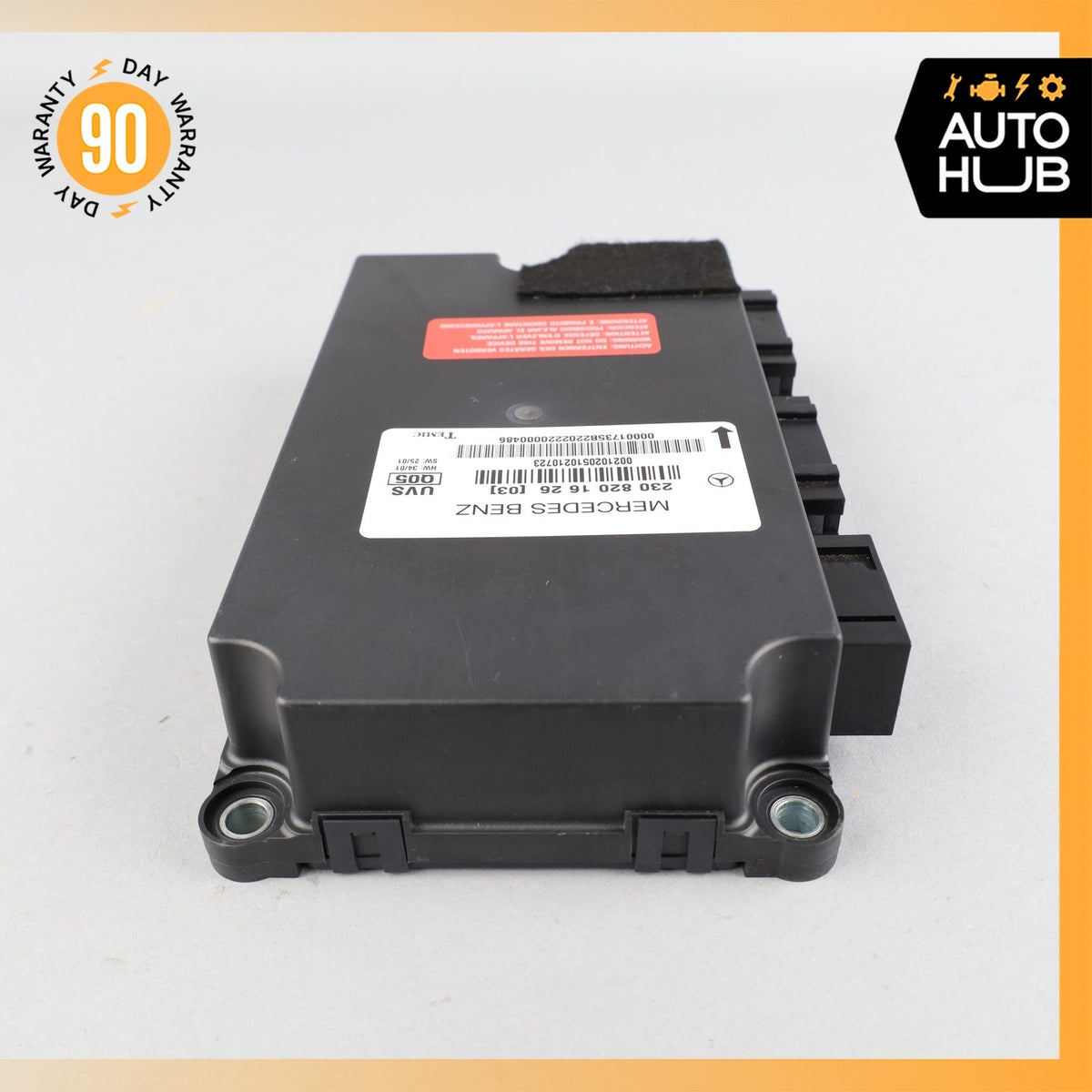 03-08 Mercedes R230 SL500 SL55 AMG SL550 Convertible Top Roof Control Module OEM - photo 5