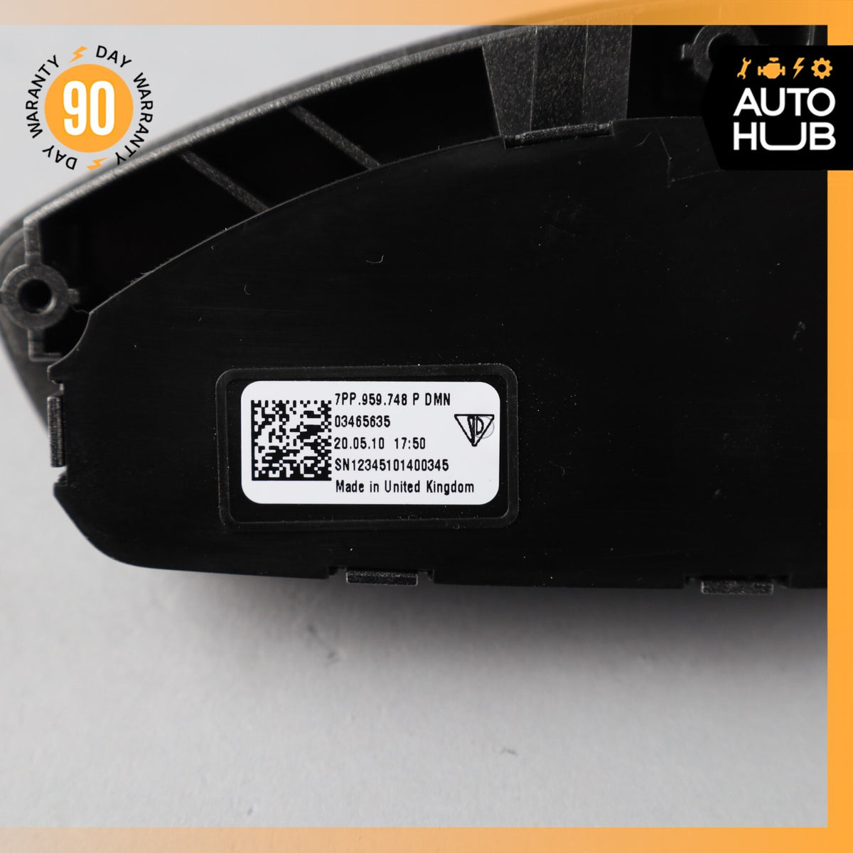 2010 Porsche Panamera 970 Turbo Front Right Side Seat Control Panel Switch OEM - photo 7