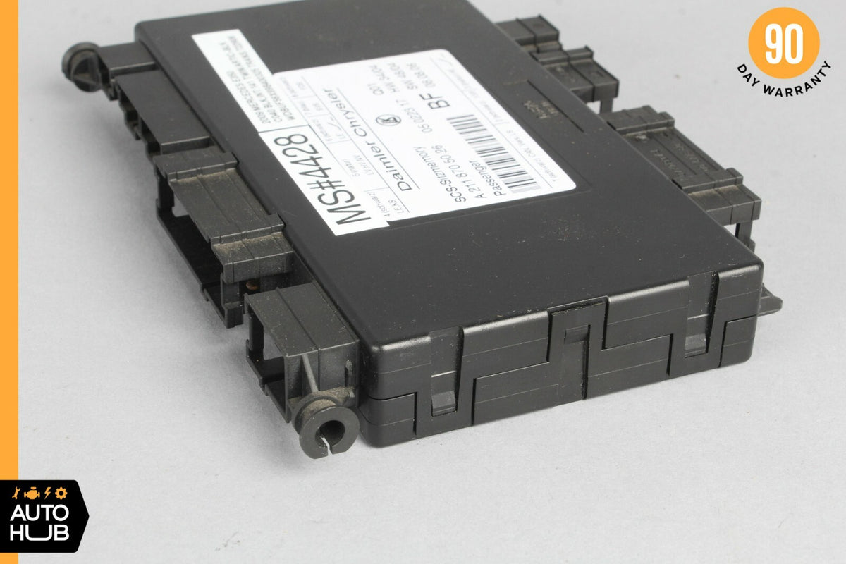 03-11 Mercedes W211 CLS500 E500 Under Seat Control Module Front Right Side OEM - photo 6