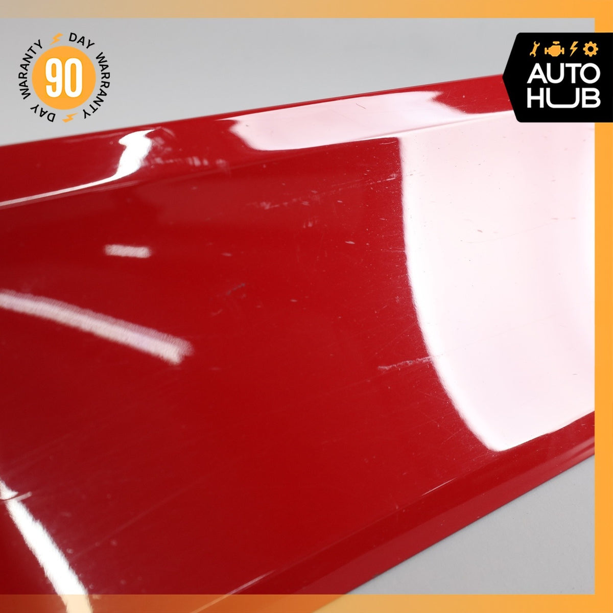 15-18 Porsche Macan 95B GTS Front Right Door Lower Body Molding Red OEM - photo 18