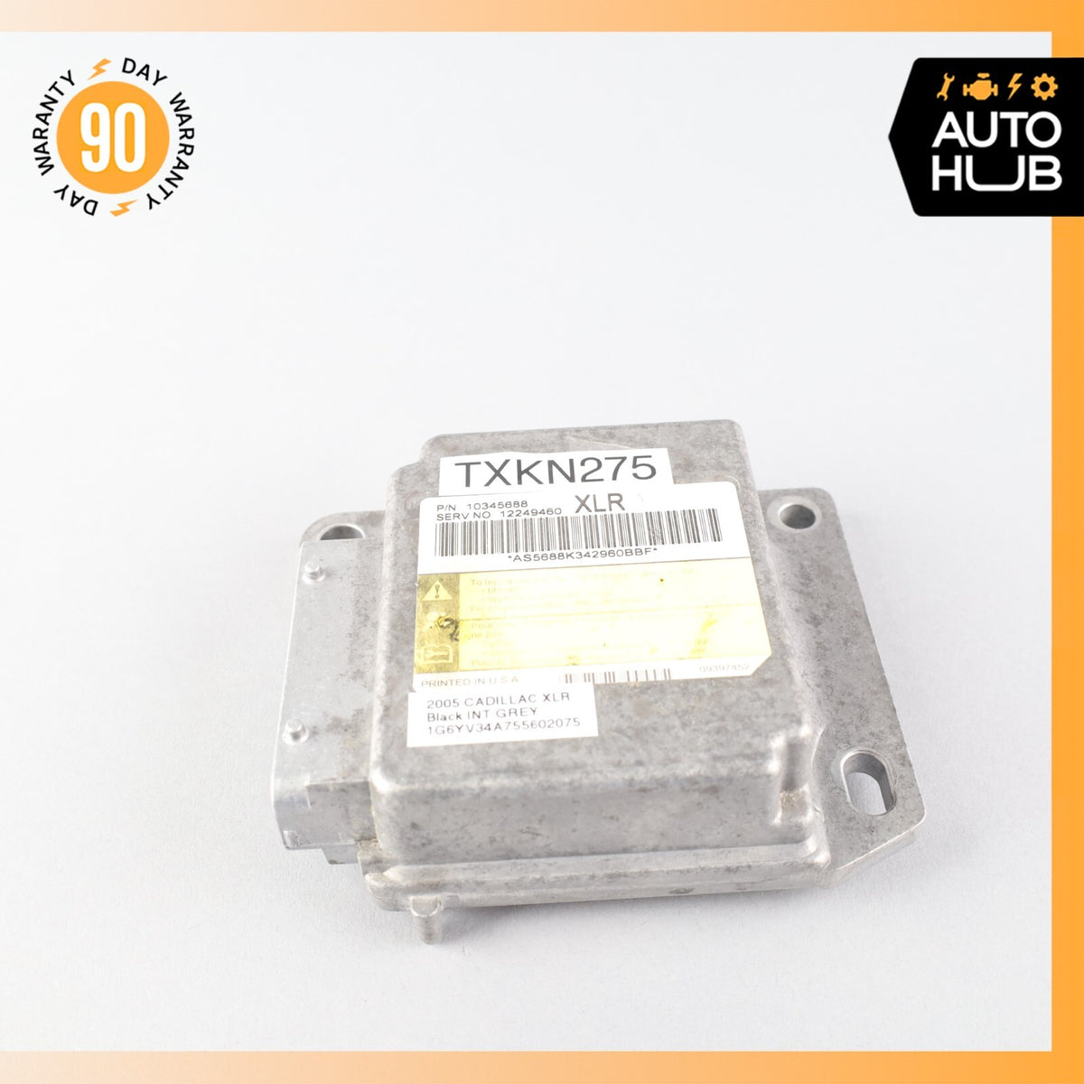 2005 Cadillac XLR Safety Air Restraint Bag Control Module 10345688 OEM - photo 2