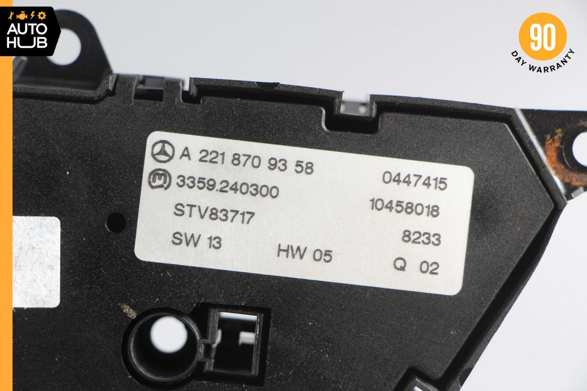 07-14 Mercedes W216 CL550 S550 S400 Front Right Side Seat Control Switch OEM - photo 11