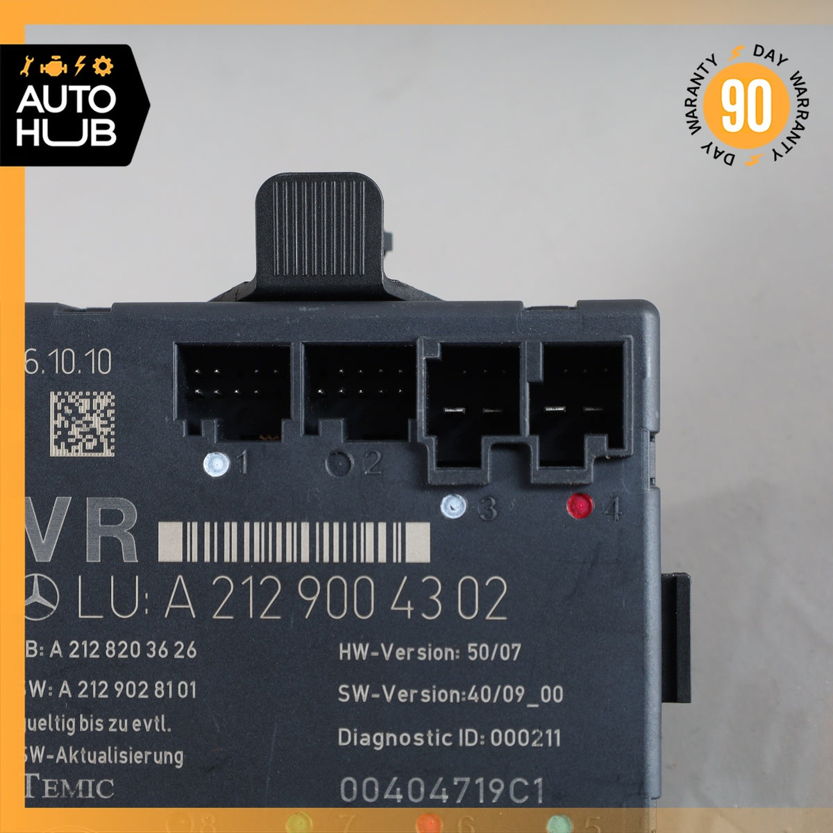 08-18 Mercedes W212 E350 C300 E400 Front Right Side Door Control Module OEM - photo 6