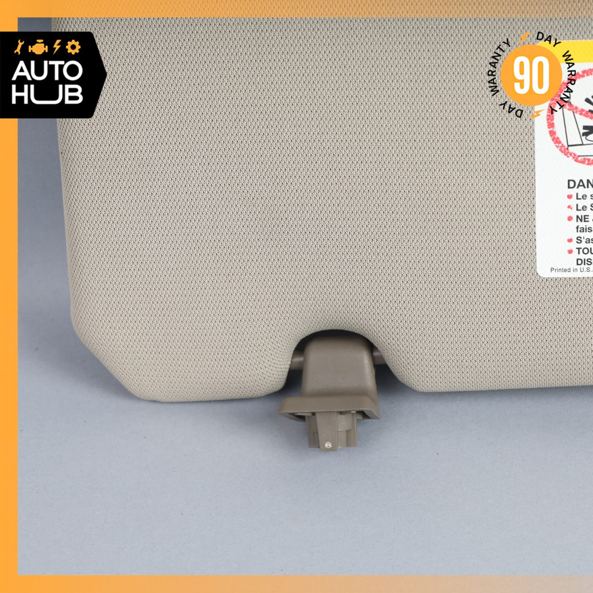 04-05 Cadillac XLR Right Passenger Side Sun Visor Shade Beige 10334541 OEM 69k - photo 4