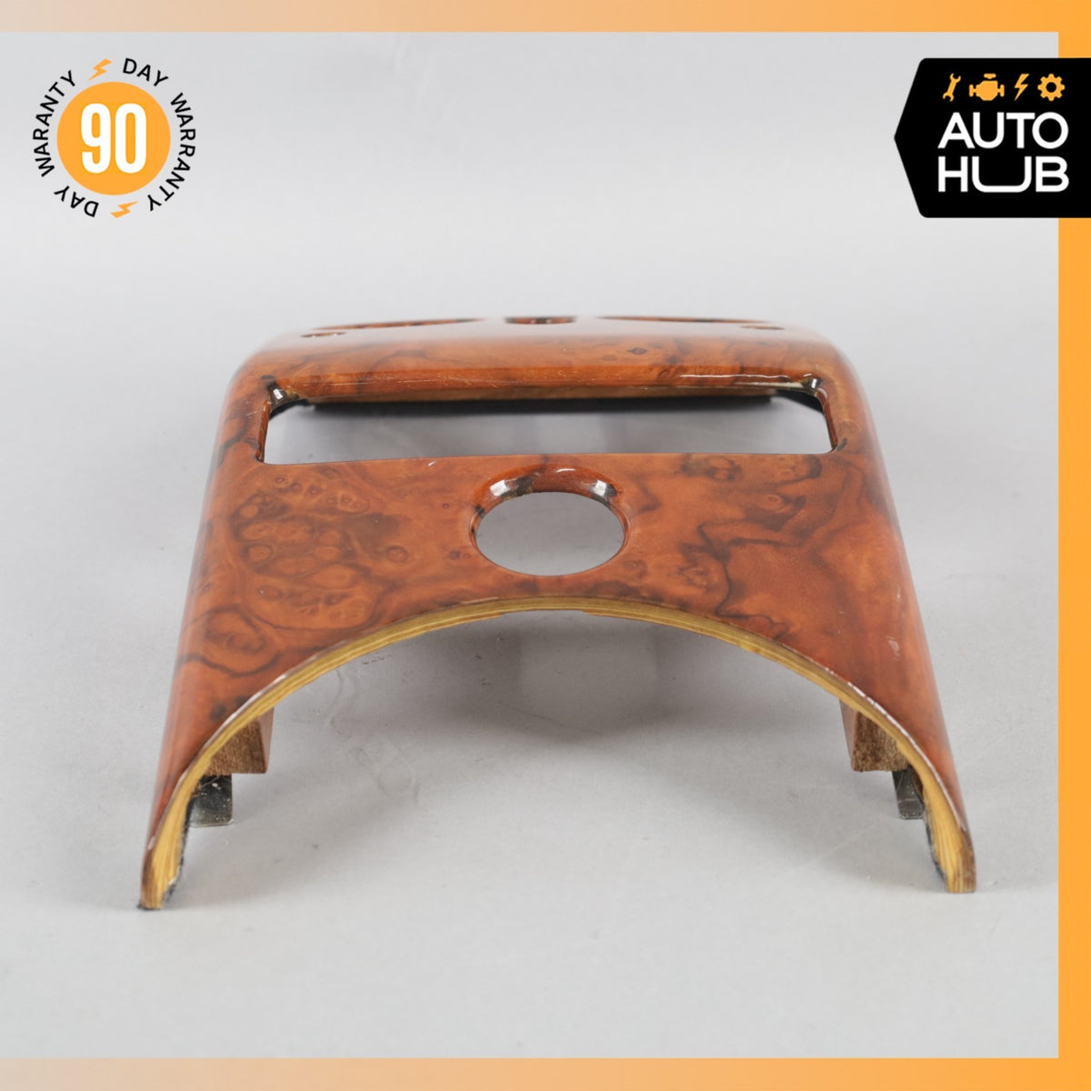 99-02 Rolls Royce Silver Seraph Rear Center Console Air Vent Trim Panel Wood OEM - photo 7