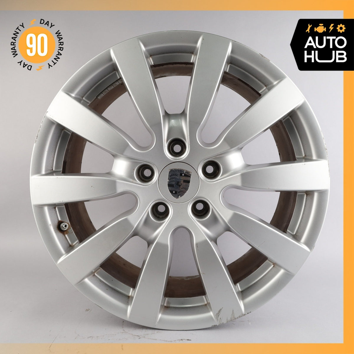 Porsche Cayenne 958 9 x 20 20" Wheel Rim Silver 7P5601025B OEM - photo 1