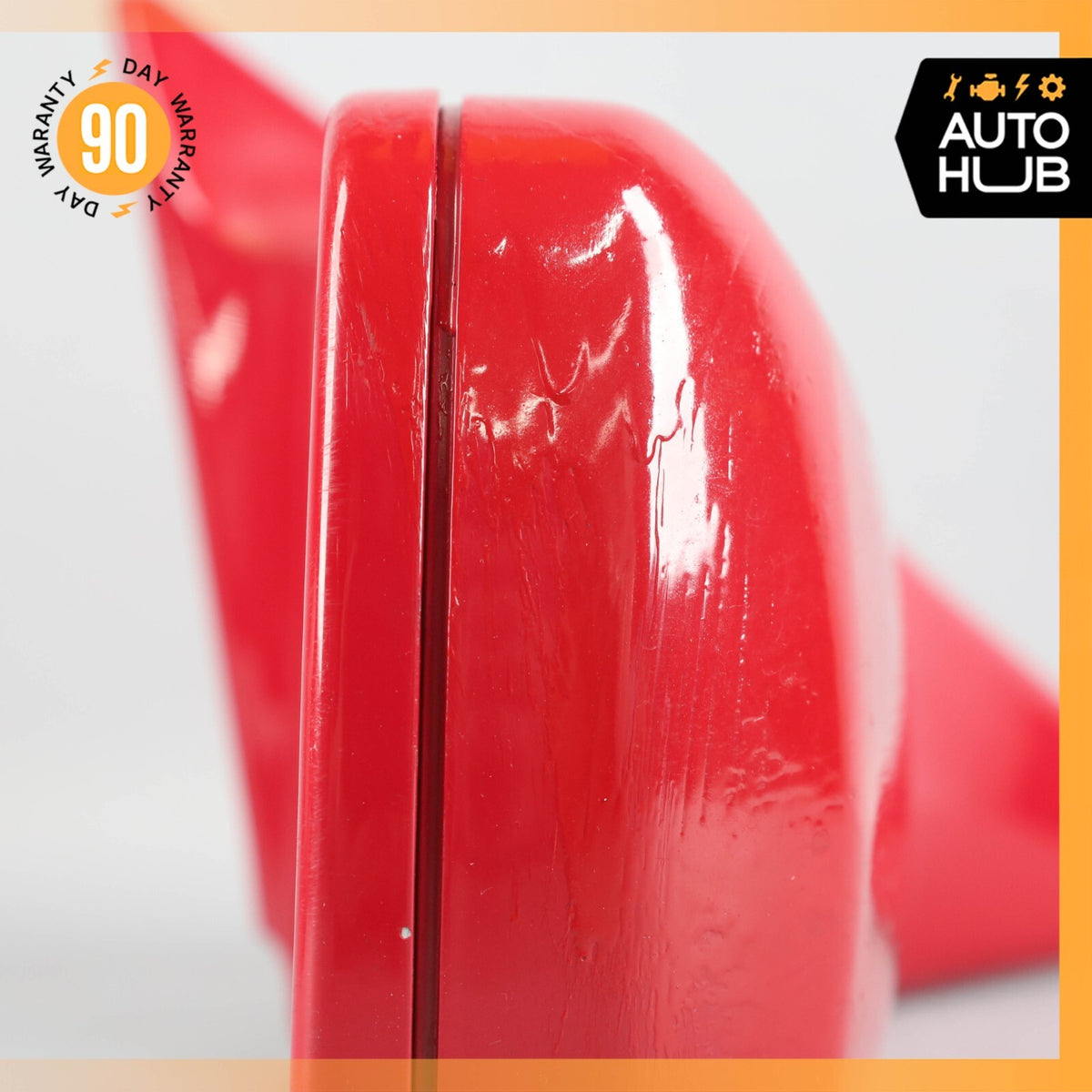 90-96 Mercedes R129 SL500 SL320 300SL Side View Door Mirror Right Side Red OEM - photo 7