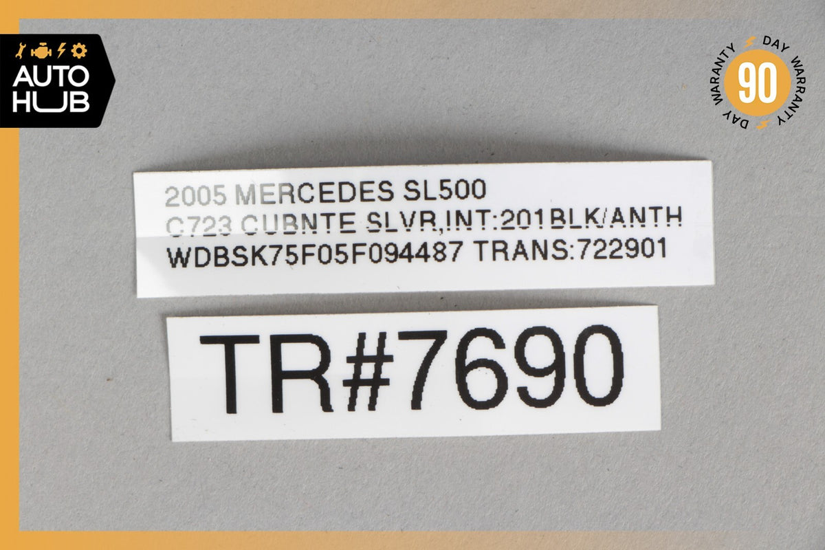 Mercedes R230 SL500 SL55 Convertible Left Side Main Top Drive Lift Cylinder OEM - photo 11