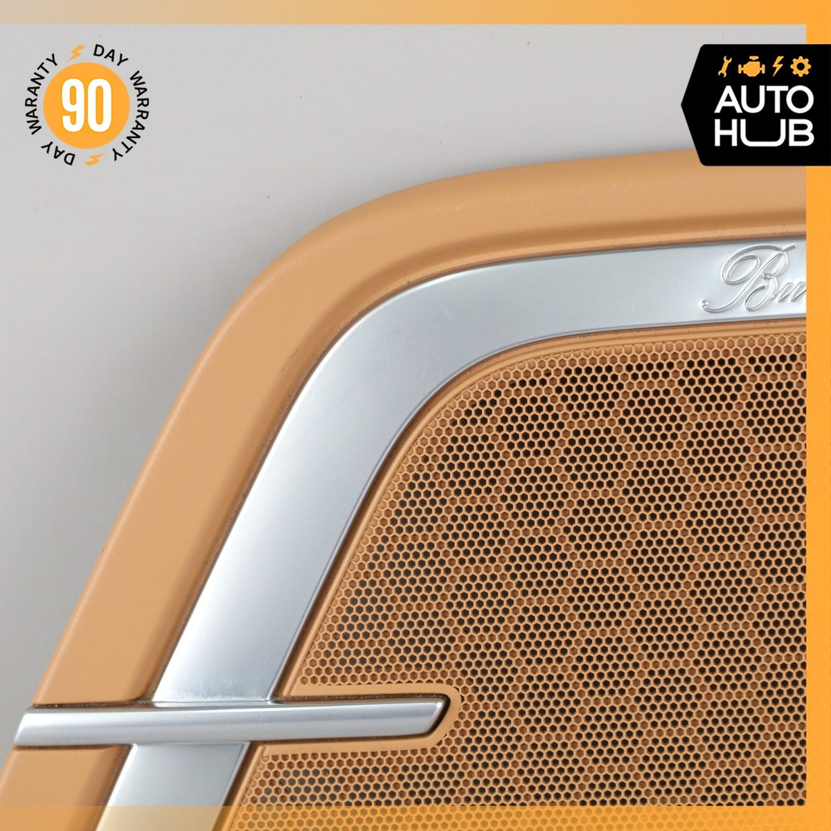 Porsche Cayenne 958 Burmester Front Left Door Speaker Cover Trim Beige OEM - photo 5
