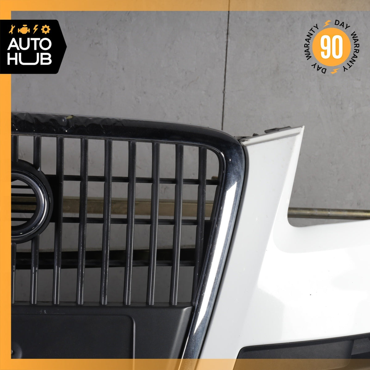 09-12 Audi 8R Q5 Front Bumper Cover Assembly White OEM - photo 7