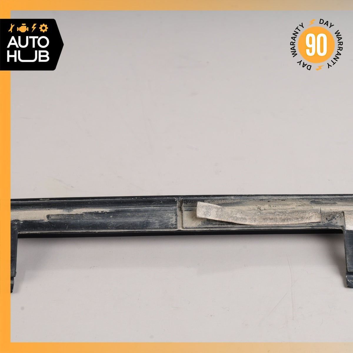 92-99 Mercedes W140 S320 S500 S600 Trunk Lid License Plate Trim Panel Black OEM - photo 7