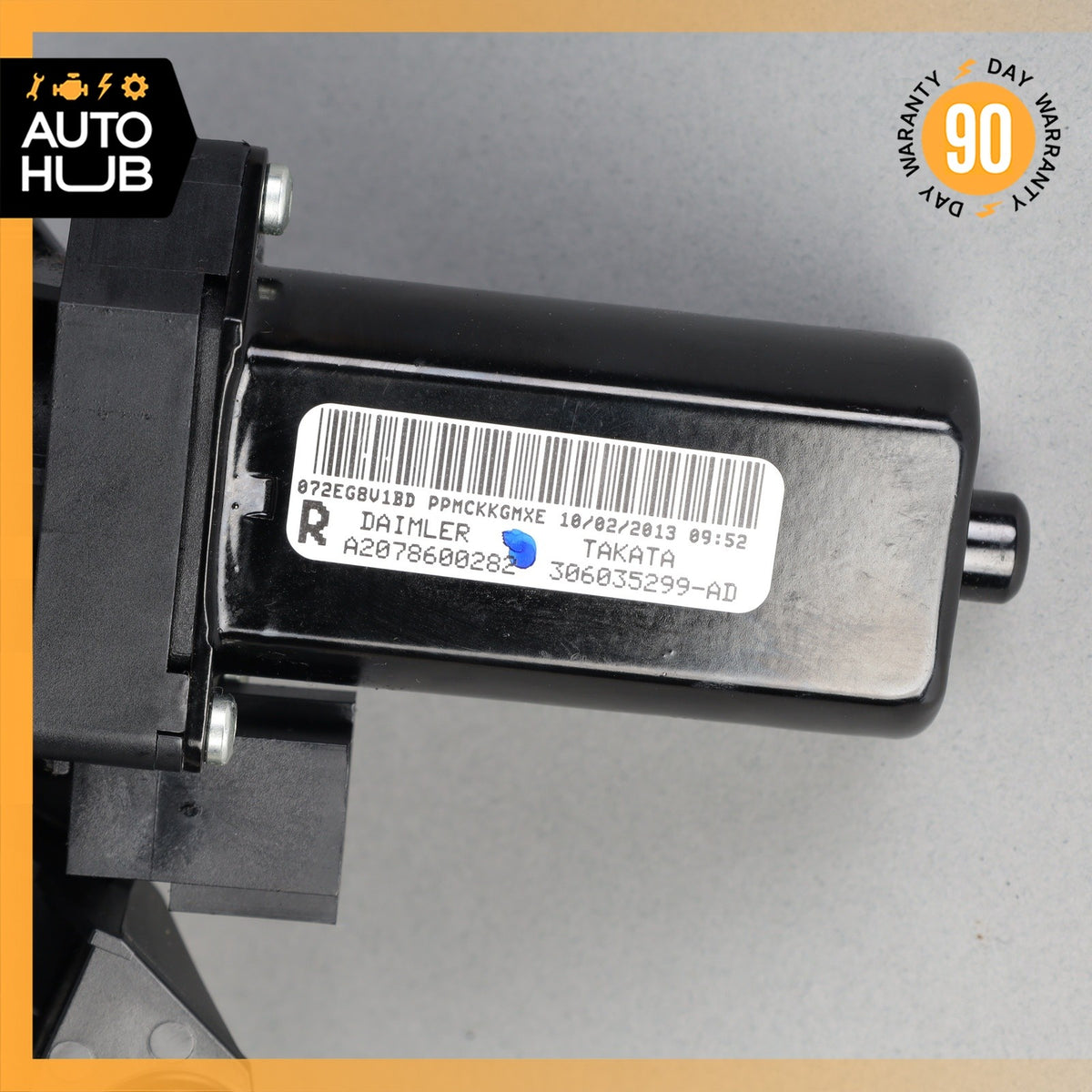 10-17 Mercedes W207 E350 E550 Right Side Seat Belt Feeder Motor Black OEM - photo 14