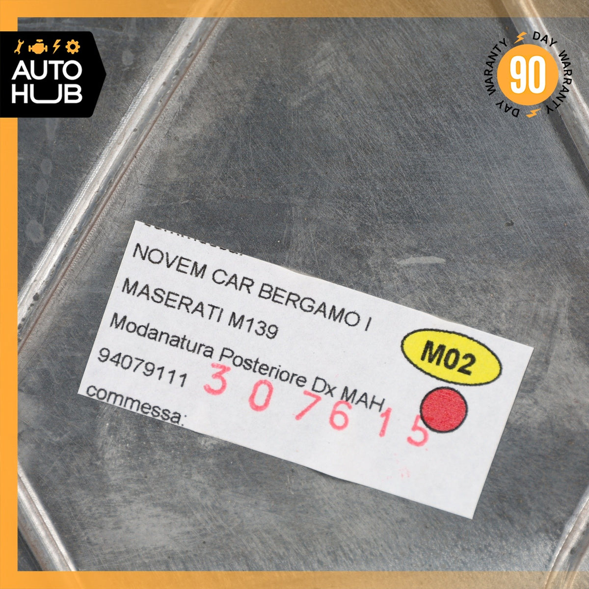 03-13 Maserati Quattroporte M139 Rear Right Side Door Panel Trim Panel Wood OEM - photo 13