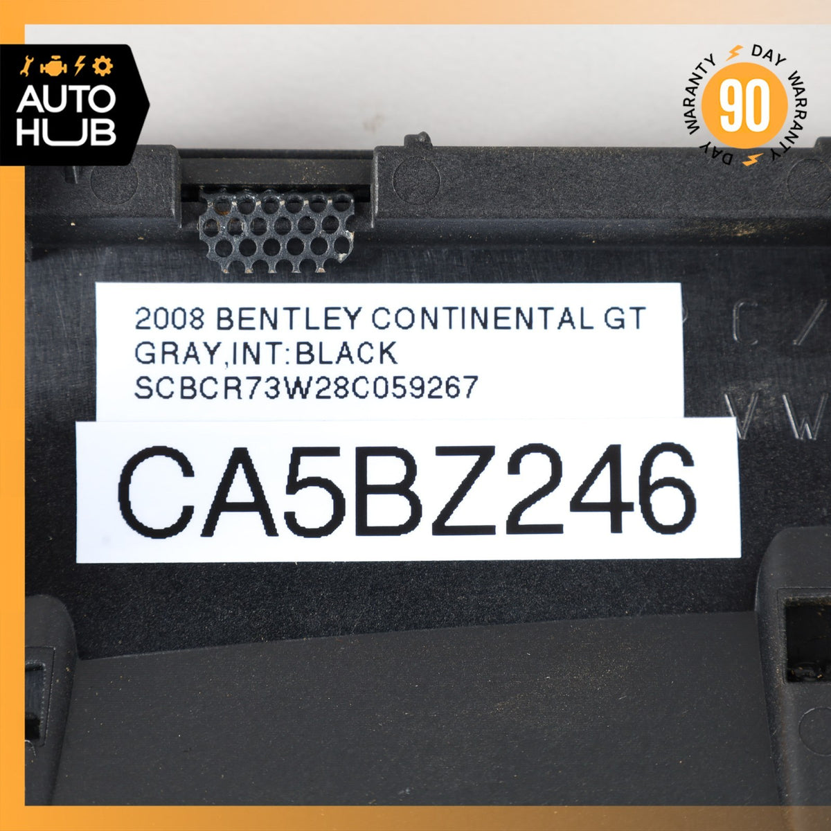 07-13 Bentley Continental GTC GT Dash Dashboard Speaker Cover Grille OEM 31k - photo 17