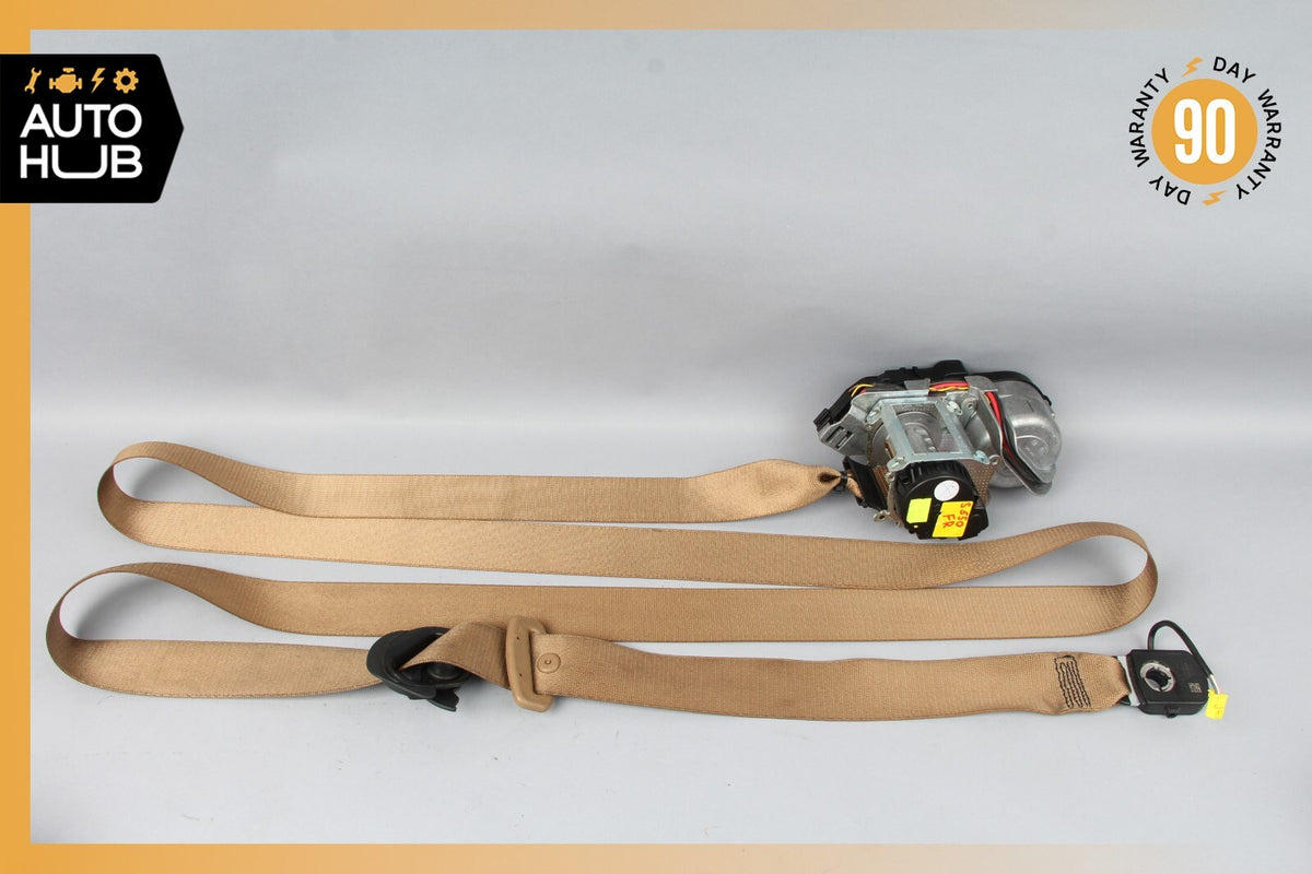 07-10 Mercedes W221 S550 S400 Seat Belt Front Right Side Brown 2218605485 OEM - photo 1