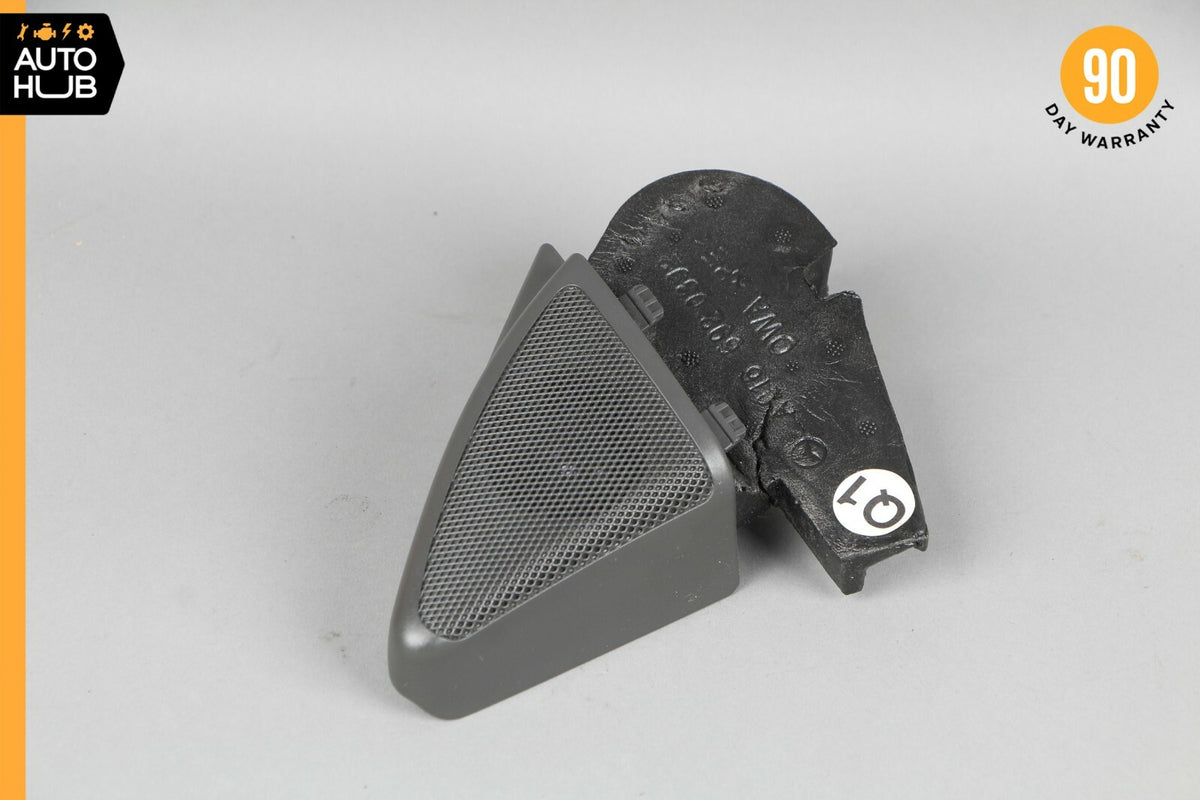 07-14 Mercedes W216 CL550 CL600 Door Tweeter Speaker Cover Grille Left Gray OEM - photo 4