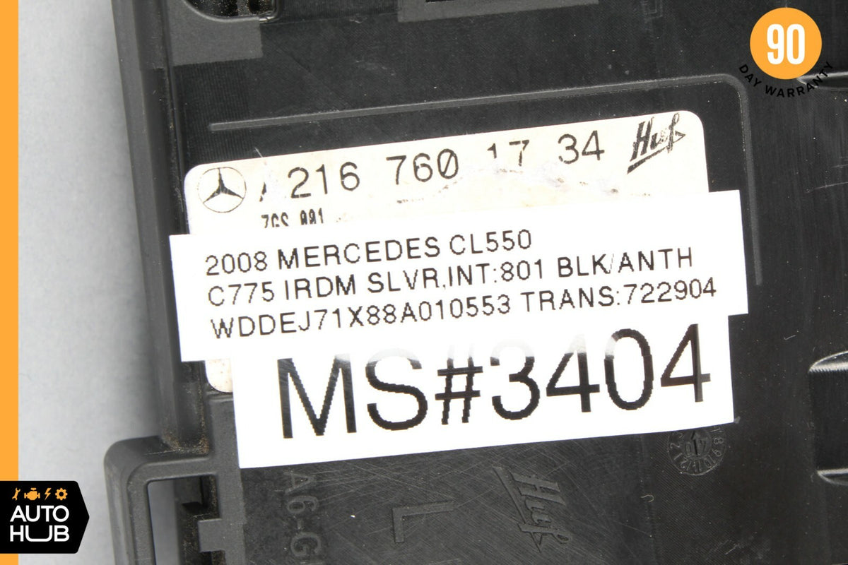 07-13 Mercedes W216 CL550 CL63 AMG Left Driver Door Handle Keyless Go Frame OEM - photo 6