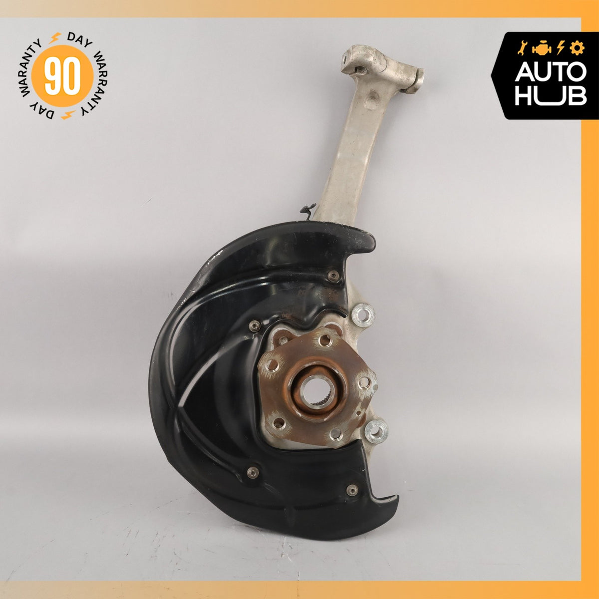17-25 Audi 4M Q7 Q8 e-Tron Quattro Front Left Spindle Knuckle Hub w/ Shield OEM - photo 2