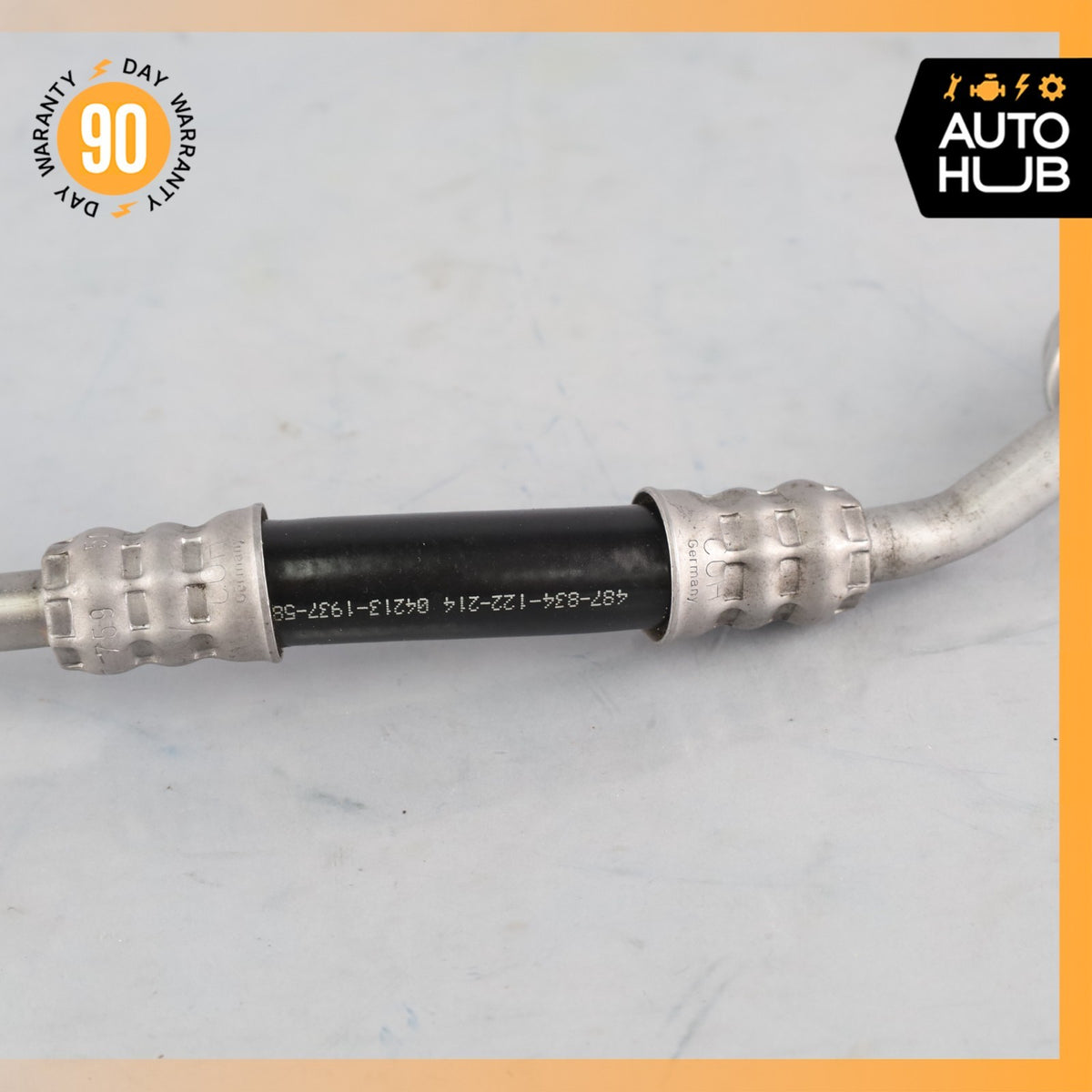 13-14 Bentley Continental GTC GT 4.0L Engine Cooling Oil Return Line OEM 49k - photo 8