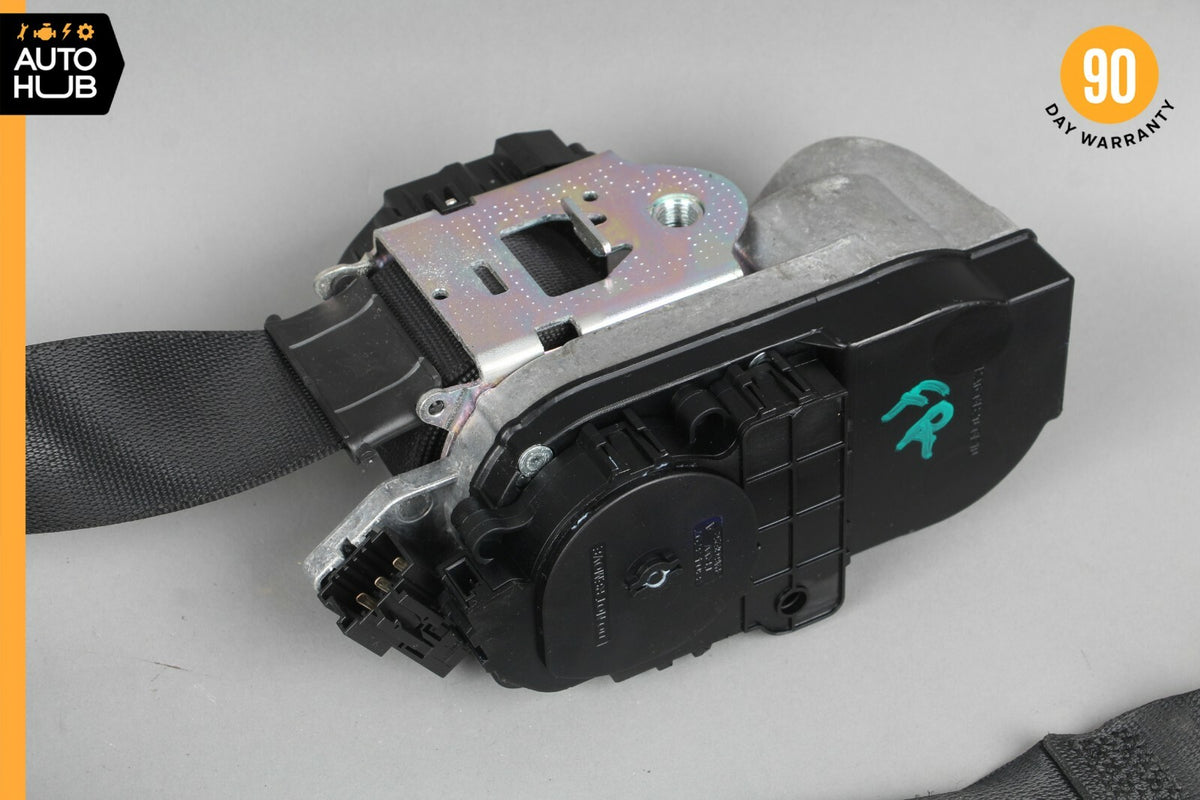 07-09 Mercedes W221 S550 S63 AMG Front Right Passenger Side Seat Belt Black OEM - photo 6