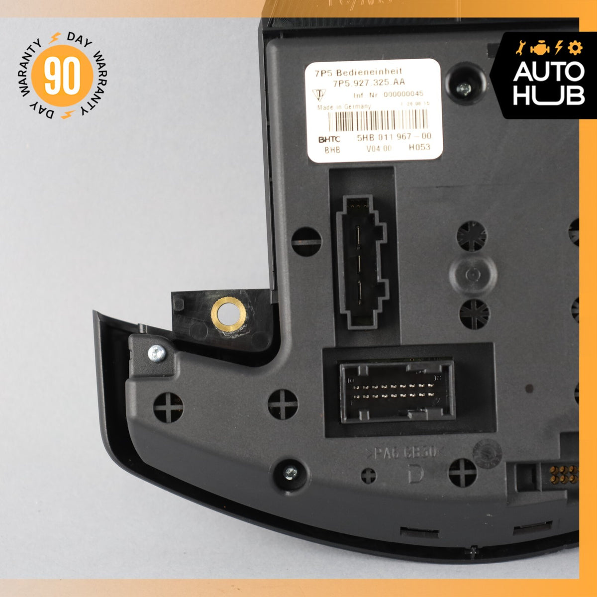 15-18 Porsche Cayenne 958 E-Hybrid Rear Seat Heat Lock Switch Control Panel OEM - photo 7