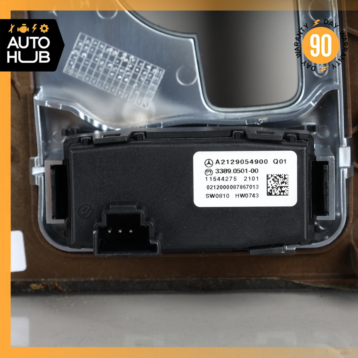 10-13 Mercedes W212 E350 E400 E550 Center Console Switch Trim Bezel Wood OEM - photo 8