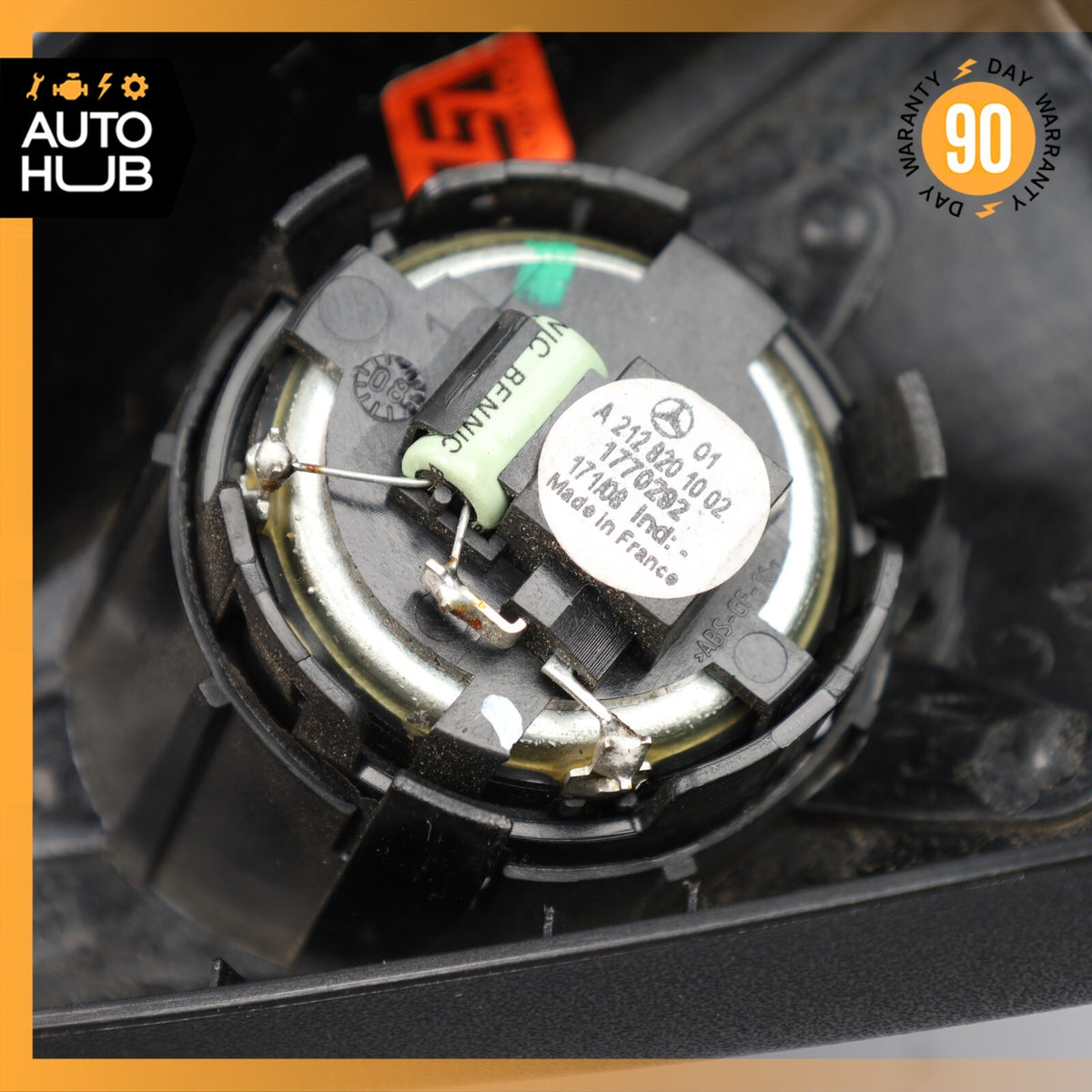 07-09 Mercedes W211 E350 E320 E63 AMG Front Left Tweeter Speaker Cover Black OEM - photo 9