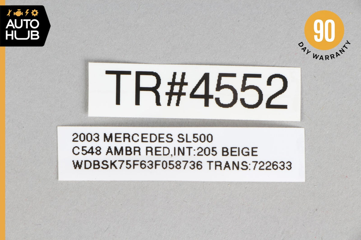 Mercedes R230 SL500 SL55 Convertible Left Side Main Top Drive Lift Cylinder OEM - photo 11
