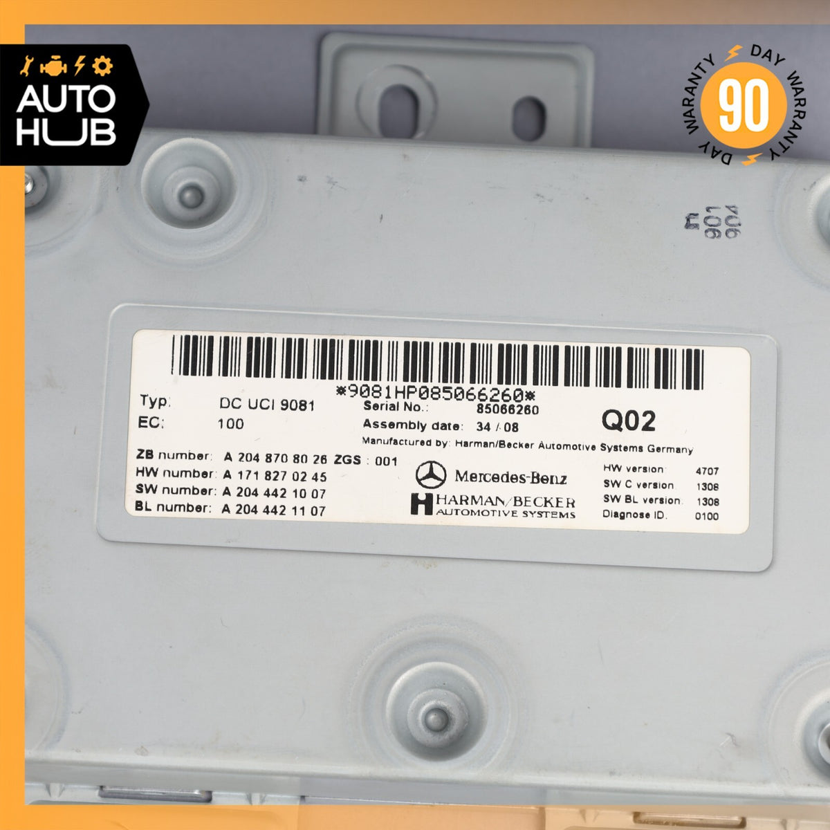 Mercedes X164 GL450 S400 SLK350 Communication Interface Module 2048708026 OEM - photo 9