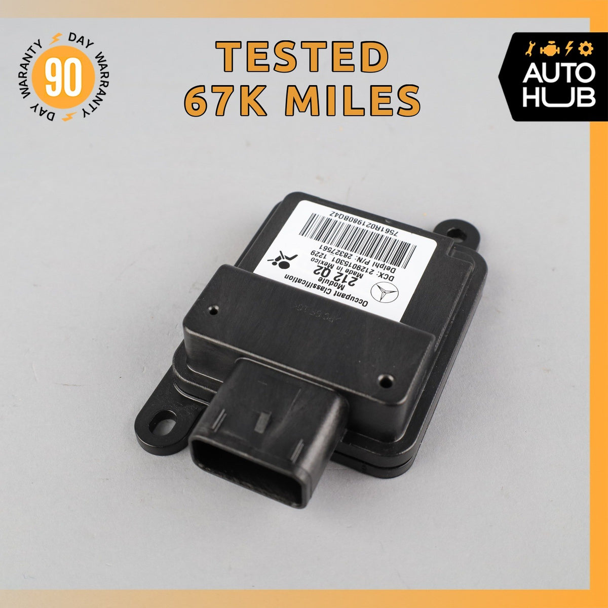 10-13 Mercedes W212 E350 E400 E550 Seat Occupancy Module Right Side OEM 67k - photo 1