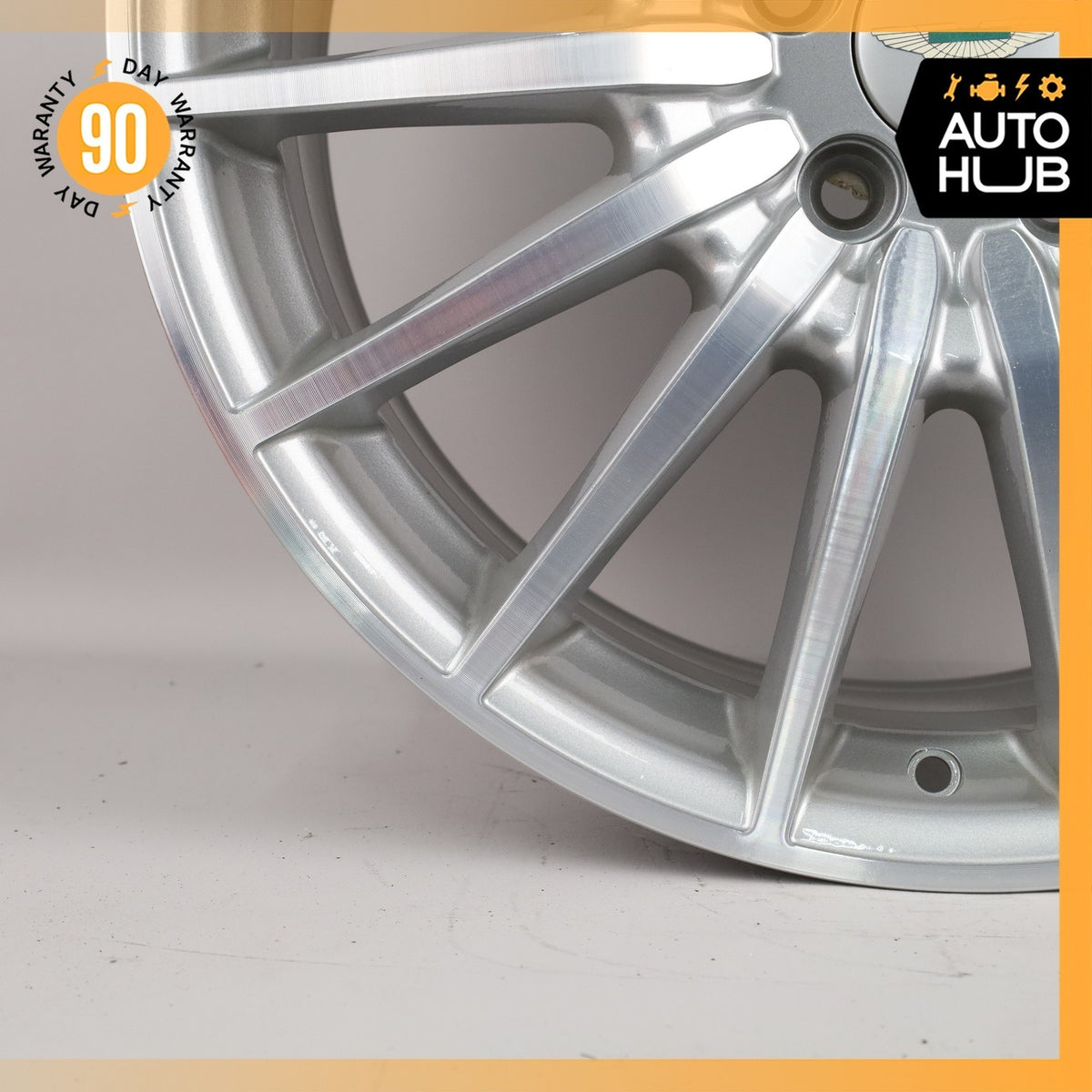 Aston Martin DB9 8.5 x 19 19" Front Wheel Rim Silver 4G431007FA OEM - photo 5