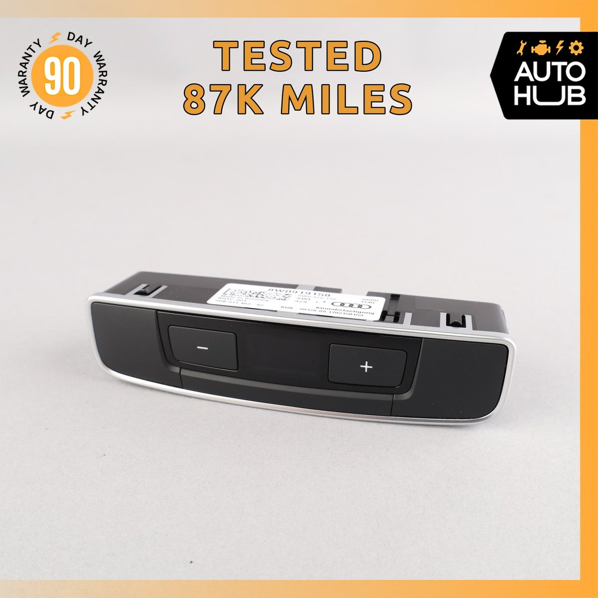 17-24 Audi 4M Q7 S5 RS5 Rear A/C Climate Control Switch Panel 8W0919158 OEM - photo 1