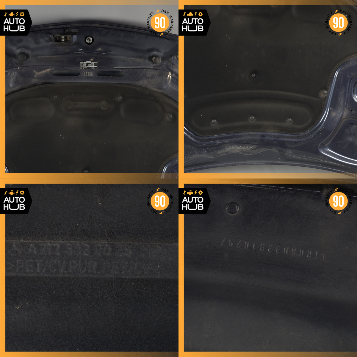 14-16 Mercedes W212 E250 E400 E550 Hood Panel Assembly Blue OEM - photo 19