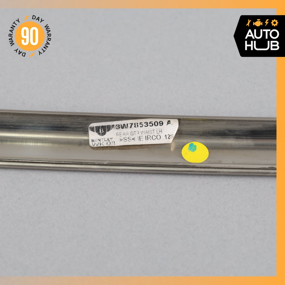 07-11 Bentley Continental GTC Rear Left Side Window Weather Seal Molding OEM - photo 9