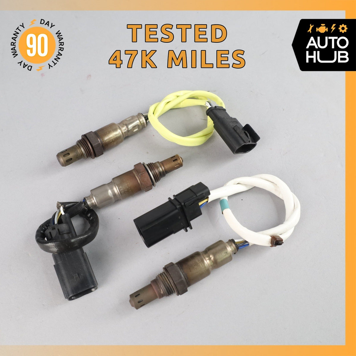 17-23 Alfa Romeo 952 Giulia Oxygen O2 Lambda Sensor Set of 3 OEM 47k - photo 1