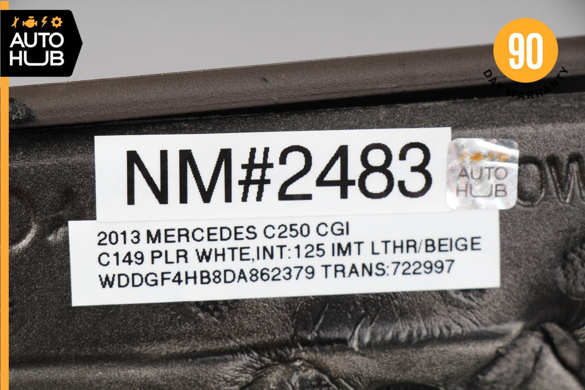 Mercedes W204 C250 C350 Front Right Door Panel Tweeter Speaker Cover Brown OEM - photo 12