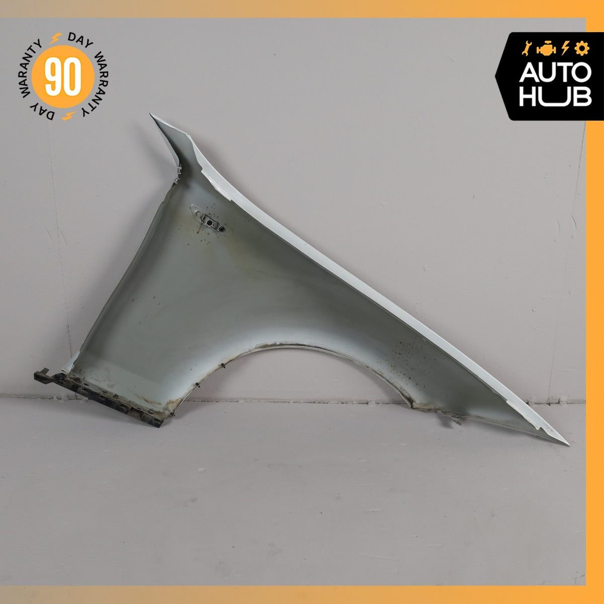 08-13 BMW E82 128i Front Left Driver Fender Cover Panel White 41357133227 OEM - photo 8