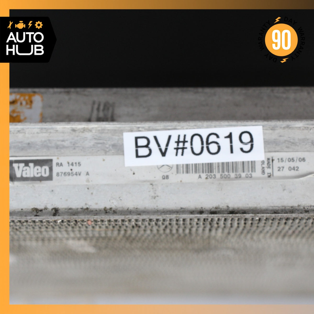 06-07 Mercedes W209 CLK350 C350 Engine Cooling Radiator AC A/C Condenser OEM - photo 13