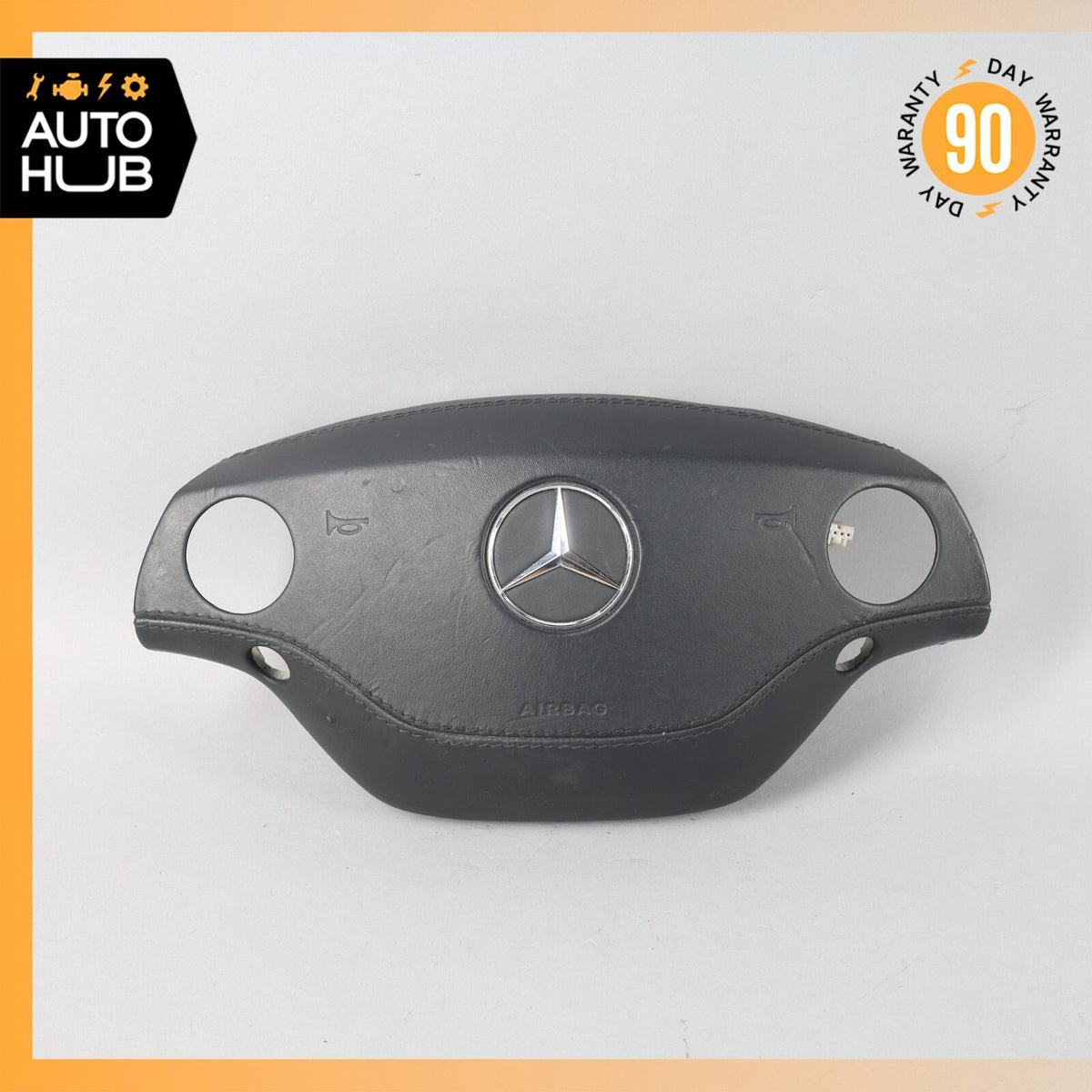 07-10 Mercedes W221 S550 CL550 S450 Steering Wheel Airbag Air Bag Black OEM - photo 1