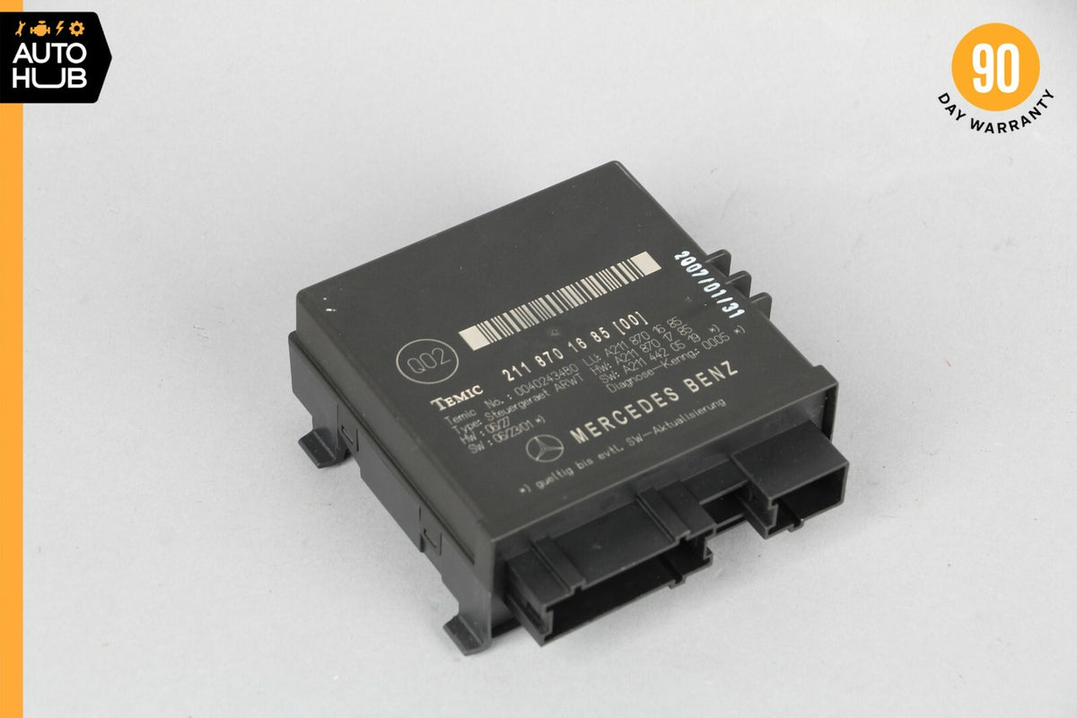 05-09 Mercedes W211 E350 E500 Wagon Trunk Release Opener Control Module OEM - photo 1