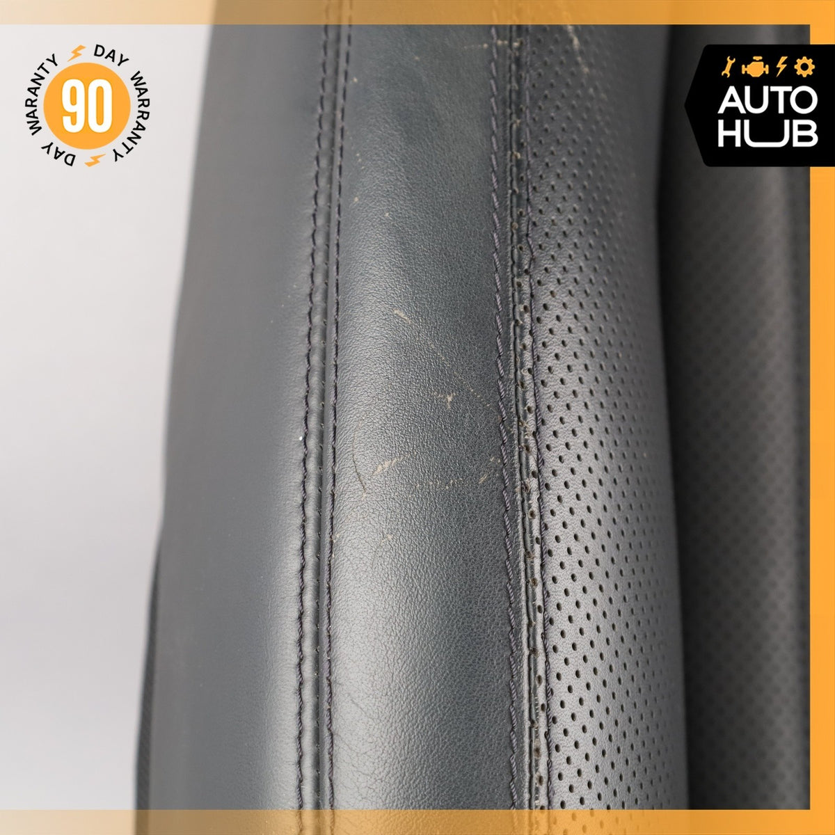 09-12 Mercedes R230 SL550 Top Upper Seat Cushion Right Side Nappa Black OEM - photo 12
