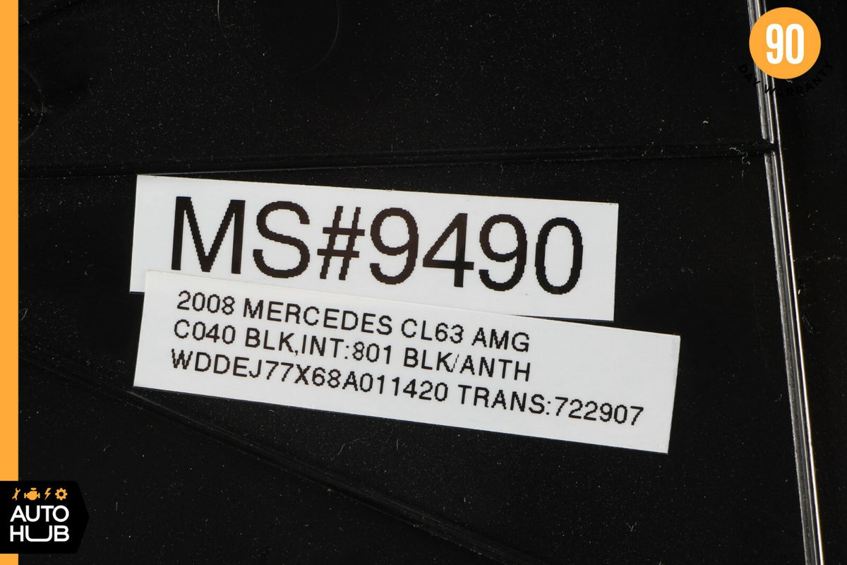 07-14 Mercedes W216 CL550 CL600 Dashboard Dash Board Trim Panel Left Black OEM - photo 12
