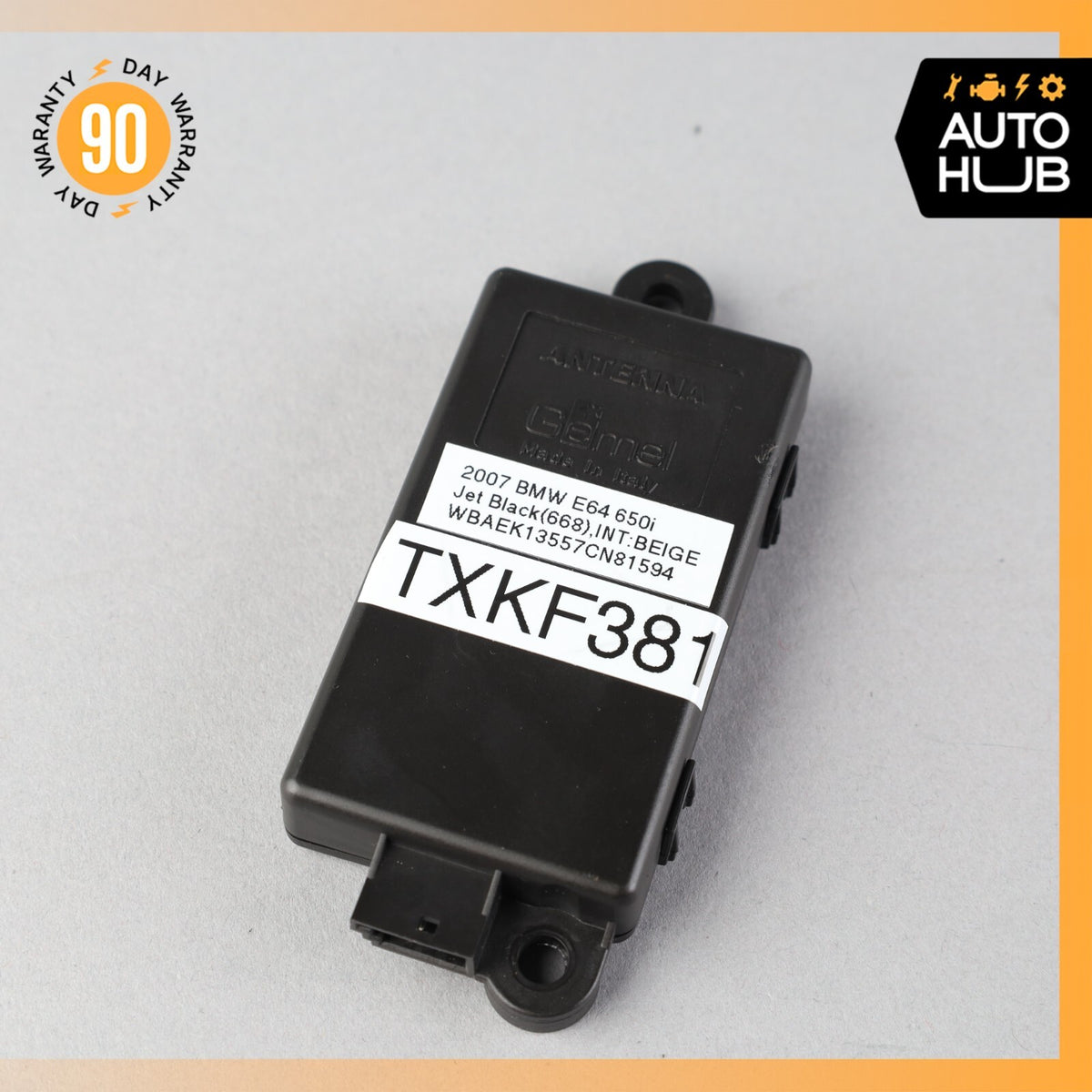04-10 BMW E64 650i 645Ci M6 DWA Alarm System Control Module OEM 71k - photo 6