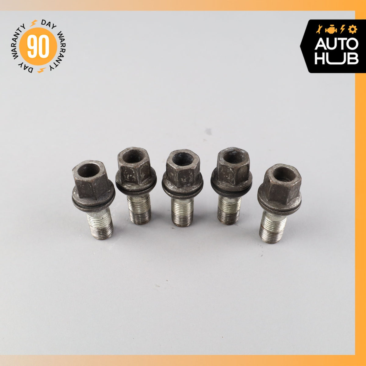 Audi C7 S6 Wheel Rim Lug Nut Bolt Set of 5 WHT002438 OEM - photo 1